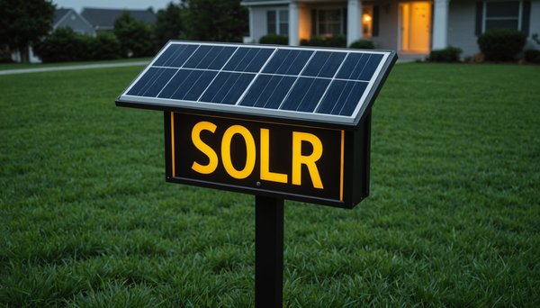 Enseigne lumineuse solaire : une solution éco-responsable innovante